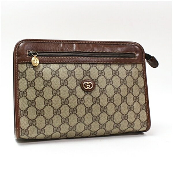 Gucci ブラウン ビジネスバッグ GUCCI（グッチ） オールドグッチ エンブレムロゴ ビジネスバッグ