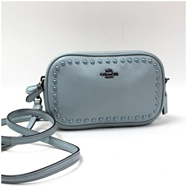 良品 COACH コーチ フラワー リベット レザー ショルダーバッグ ポーチ F38637 オフホワイト レディース 古着 中古 USED 楽天市場】リベット コーチの通販