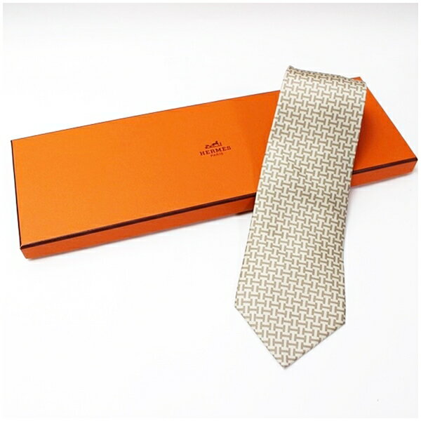 エルメス シルク ネクタイ 中古 Aランク HERMES｜メンズ ビジネス 箱付き 
