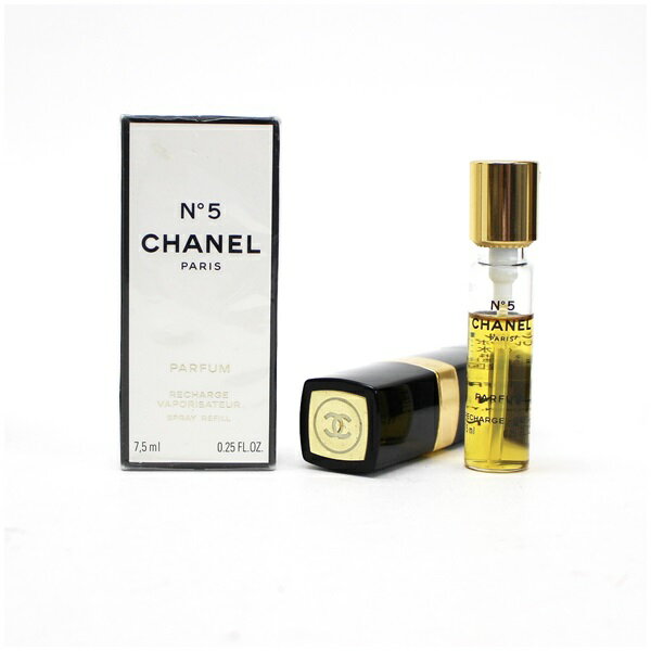 シャネル 香水 NO.5 パルファム スプレータイプ 7.5ml＋スペア 中古 CHANEL ナンバー5 ｜女性用 レディース フレグランス パフューム 5番 P SP 箱付き【送料無料】