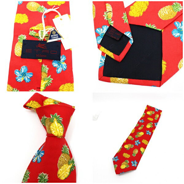 エトロ シルク ネクタイ 中古 Aランク ETRO ｜メンズ ビジネス 【ネコポス送料無料】