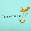 ティファニー ビーンズ ネックレス ペンダント K18YG 3.3g 中古 ABランク TIFFANY| 女性用 レディース アクセサリー ブランド 保存袋・箱付き 【送料無料】