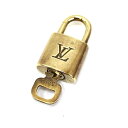 ルイヴィトン カデナ パドロック 南京錠 鍵付き ゴールド AM232 中古 ABランク LOUIS VUITTON |小物 ブランド アクセサリー 【ネコポス...