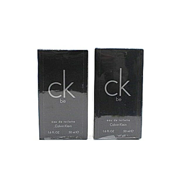 カルバンクライン 香水 シーケービー 未開封 オードトワレ スプレー付き 2本セット 50ml×2 中古 Calvin Klein CKbe｜男性用 メンズ フレグランス パフューム EDT SP 箱付き 【送料無料】