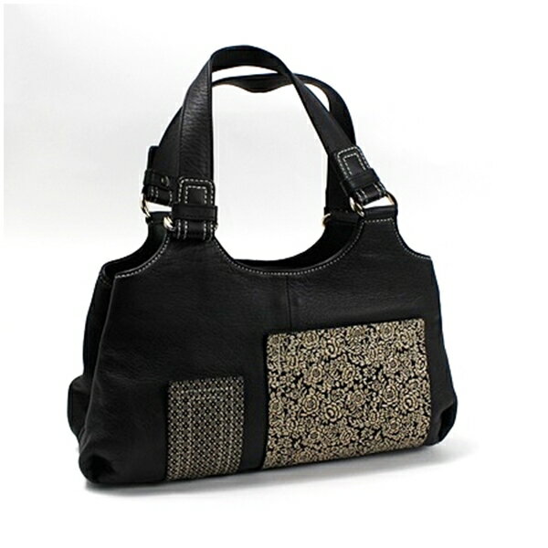 古都印殿 トートバッグ ハンドバッグ ブラック 中古 Aランク こといんでん ｜ レディース 女性用 【送料無料】