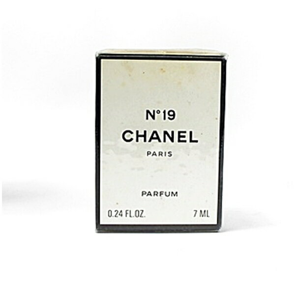 シャネル 香水 NO.19 未開封 パルファム ボトルタイプ 7ml 中古 CHANEL ナンバー19｜女性用 レディース フレグランス パフューム P BT 箱付き【送料無料】