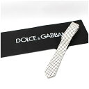 ドルチェ&ガッバーナ 未使用 シルク ネクタイ ドット柄 水玉柄 中古 Sランク DOLCE&GABBANA |メンズ ビジネス 紙ケース付 【ネコポス送料無料...