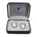 ウエッジウッド ジャスパー カフス 中古 Aランク WEDGWOOD |アクセサリー メンズ 男性用 ビジネス 仕事 スーツ小物 カフスボタン ケース付き 【送...