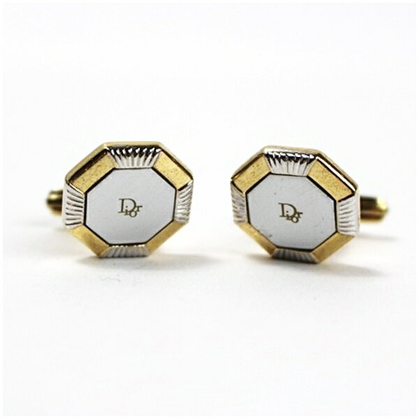 クリスチャンディオール カフス ゴールド×シルバー 中古 ABランク Christian Dior |アクセサリー メンズ 男性用 ビジネス 仕事 スーツ小物 ...