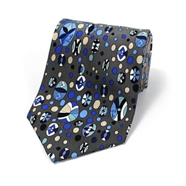 EMILLIO PUCCI - エミリオプッチ 未使用 シルク ネクタイ 中古 Sランク EMILIO PUCCI | メンズ ビジネス 【ネコポス送料無料】