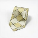アクアスキュータム シルク ネクタイ 格子柄 中古 Aランク Aquascutum | メンズ ビジネス 【ネコポス送料無料】