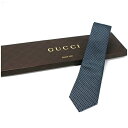 グッチ シルク ネクタイ 中古 Aランク GUCCI | メンズ ビジネス 細身 箱付き 【送料無料】