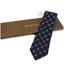 グッチ シルク ネクタイ GG柄 中古 Aランク GUCCI | メンズ ビジネス 箱付き 【送料無料】 【クリーニング済み】(4)