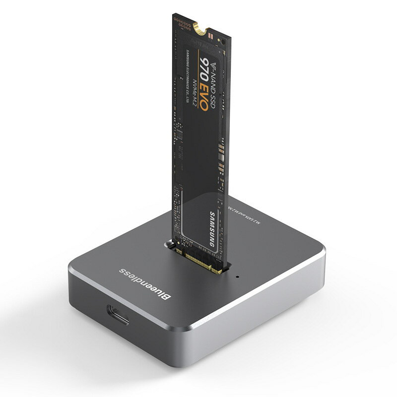USB Type-C NVMEとSATA対応 M.2 SSDドッキングステーション（Mキー/B + Mキー）対応 USB 3.1 Gen2 10Gbps高速データ…