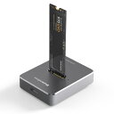 USB Type-C NVMEとSATA対応 M.2 SSDドッキングステーション（Mキー/B + Mキー）対応 USB 3.1 Gen2 10Gbps高速データ転送 外付けSSD/NVMeドック2230/2242/2260/2280 SSD、M.2 SSD を対応 その1