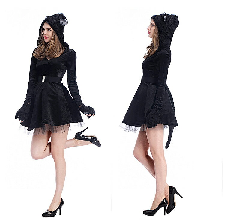M〜XL ハロウィン 衣装 パンダ ねこ 動物 ハロウィン コスプレ ハロウィン 衣装 ハロウィン 仮装 コスチューム 衣装 仮装 ハロウィーン ハロウィン 衣...