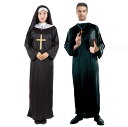 ハロウィン衣装 大人用 女性用 神聖なるシスター コスプレ 修道女 コスチューム 巫女 ハロウィン 衣装 教会 レディース ガールズ ウィッチ ハロウィーン