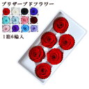 送料無料 プリザーブドフラワー 1箱6輪入 永遠の花 永生花 枯れない花 バラ ギフト 薔薇 ローズ プレゼント ドライフラワー 卒業式 母の日 成人式 成人 ...