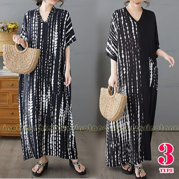 綿麻 花柄 ロングワンピース ゆったり 和風 半袖 紺色 和柄ロングワンピース マキシ丈　体型カバー オールインワン 夏個性的 大きいサイズ リネン 綿 シニアワンピース プリント 通気性30代40代50代60代70代80代