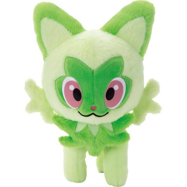 【お買い物マラソン限定クーポン配布中】 ポケモン キミにきめた！ポケモンゲットぬいぐるみ ニャオハ 可愛い 子供 キッズ プレゼント 誕生日 御祝 おもちゃ 玩具 子供の日 クリスマス ぬいぐるみ