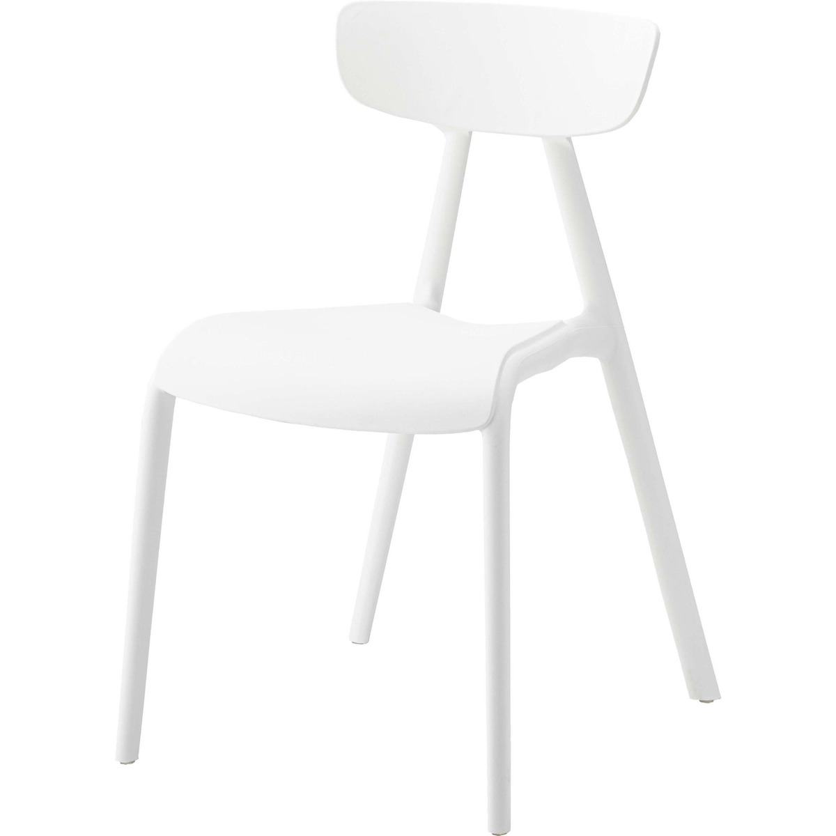 ペルト チェア ホワイト 白 チェア 椅子 ダイニングチェア スタッキング 積み重ね 北欧 韓国インテリア くすみカラー ベランダ ガーデン ポリプロピレン製 耐水性 シンプル