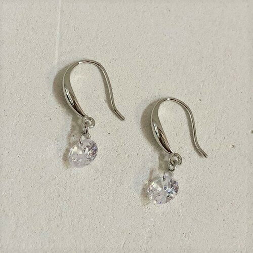 【ブラックフライデー限定クーポン配布中】【小型宅配】ピアス・イヤリング / ジルコニアシリーズ / ロジウムカラー