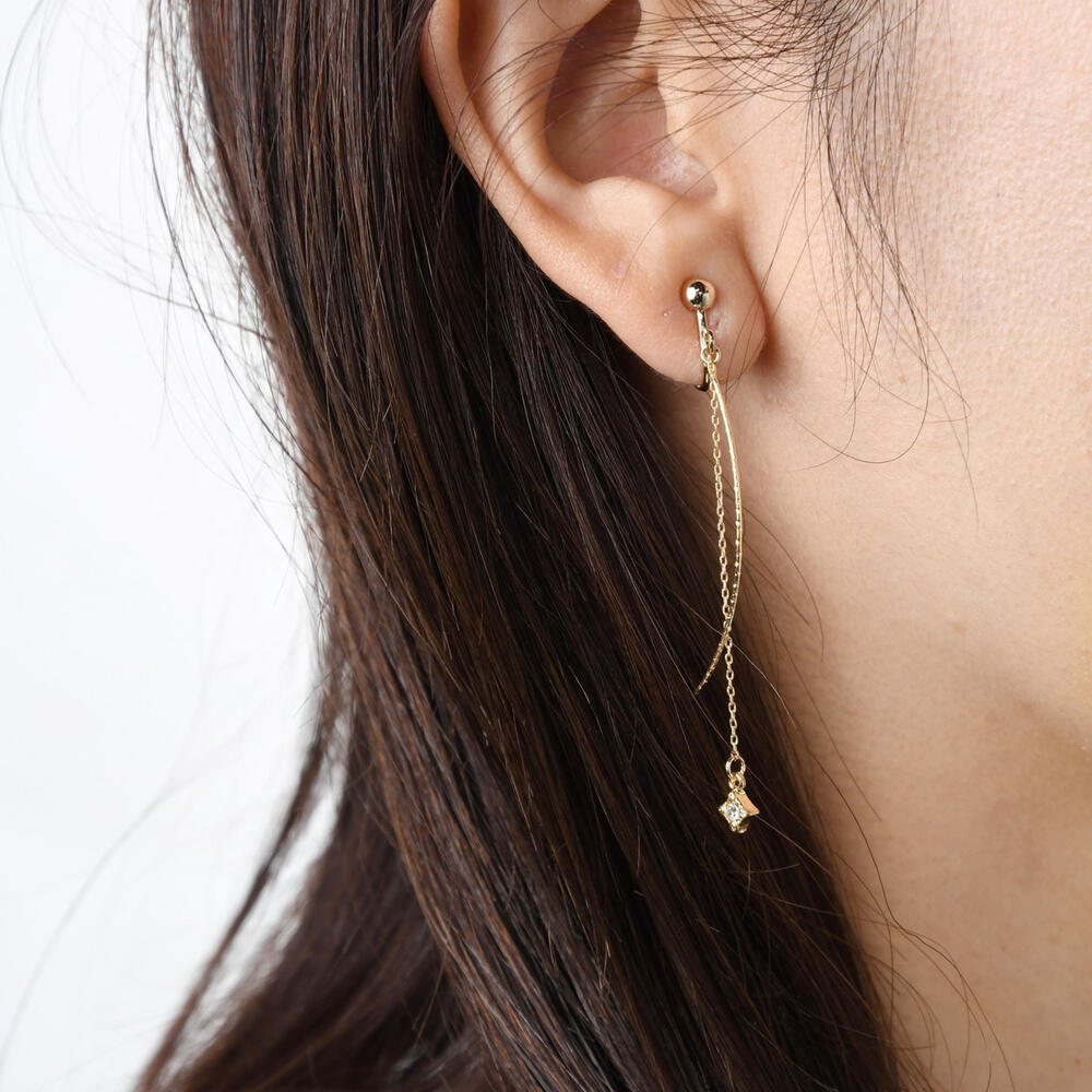 【ブラックフライデー限定クーポン配布中】【小型宅配】アメリカンスクエアイヤリング