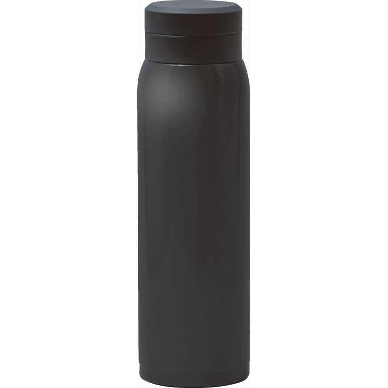 スクリュー栓マグボトル500ml ブラック モテコ ギフト 贈り物 お祝い お歳暮 お中元 プレゼント 御礼 お礼 御歳暮 御中元 贈答品 粗品 熨斗 のし お返し 内祝い 快気