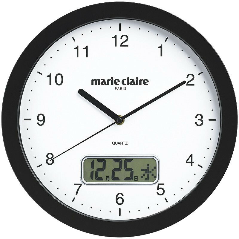 壁掛け時計 カレンダー機能付 マリ・クレール ギフト 贈り物 お祝い お歳暮 お中元 プレゼント 御礼 お礼 御歳暮 御中元 贈答品 粗品 熨斗 のし お返し ...