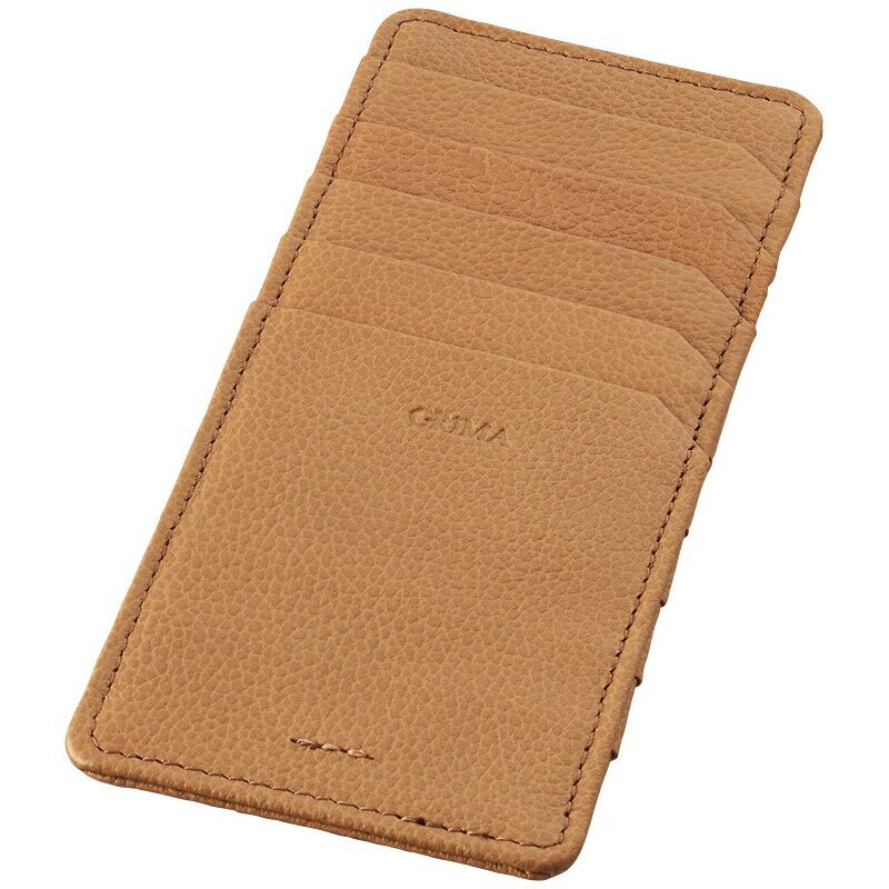 インナーカードケース キャメル グリマ ギフト 贈り物 お祝い お歳暮 お中元 プレゼント 御礼 お礼 御歳暮 御中元 贈答品 粗品 熨斗 のし お返し 内祝い 快気