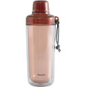 【スーパーSALE限定クーポン配布中】 クリアボトル(ダブルウォール)キャップタイプ480ml ブリック ピーコック