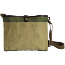 サコッシュ ベージュ×カーキ そだてる帆布Grough パラフィン加工帆布×レザー ギフト 贈り物 お祝い お歳暮 お中元 プレゼント 御礼 お礼 御歳暮 御中...