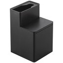 替えブラシ収納付き流せるトイレブラシスタンド タワー ブラック 山崎実業 yamazaki おしゃれ オシャレ tower