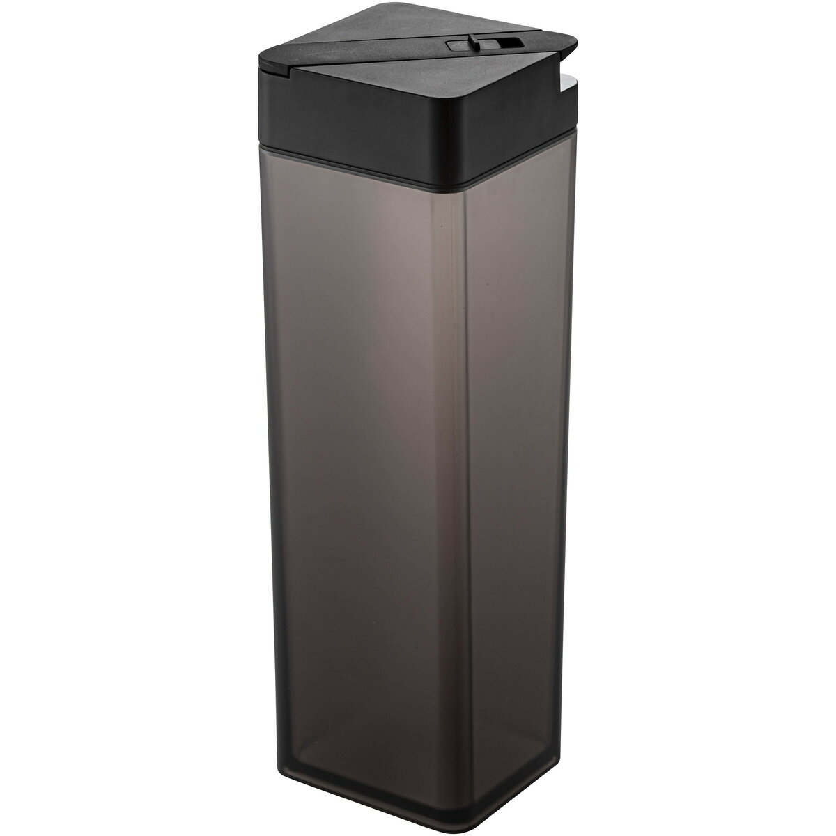 倒して置ける冷水筒 タワー ブラック　約1.2L 山崎実業 yamazaki おしゃれ オシャレ tower ピッチャー お茶 水 保存 横に 置ける 倒せる 水差し 冷水ポット 麦茶 麦茶ポット 冷茶 横置き こぼれないのサムネイル