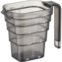 マグネット段々計量カップ タワー 200mL ブラック 山崎実業 yamazaki おしゃれ オシャレ シンプル tower