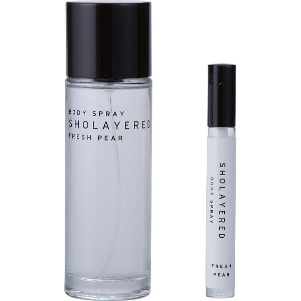 ボディスプレーセット フレッシュペア フレグランス ショーレイヤード 香水 日本製 香り 洋ナシ 洋梨 洋ナシ フルーティー ユニセックス 清潔感 爽やか 人気 メンズ レディース 男性 女性 いい 匂い オードパルファン パフューム