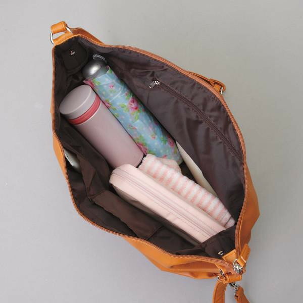 【お買い物マラソン限定クーポン配布中】 3ウェイバッグ キャメル