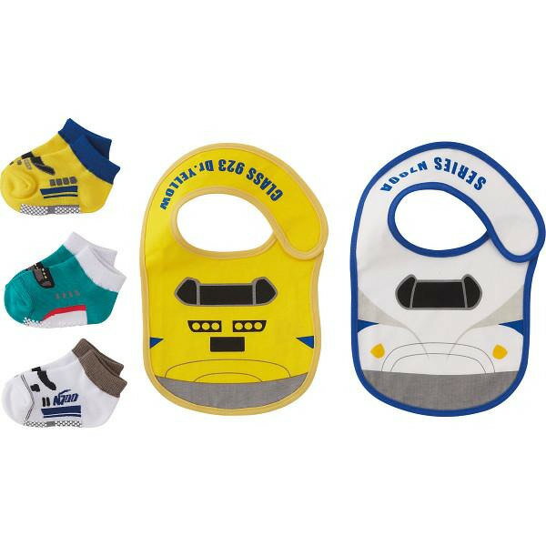 【ブラックフライデー限定クーポン配布中】駅鉄　てちゅした3足＆ビブトレイン2枚セット