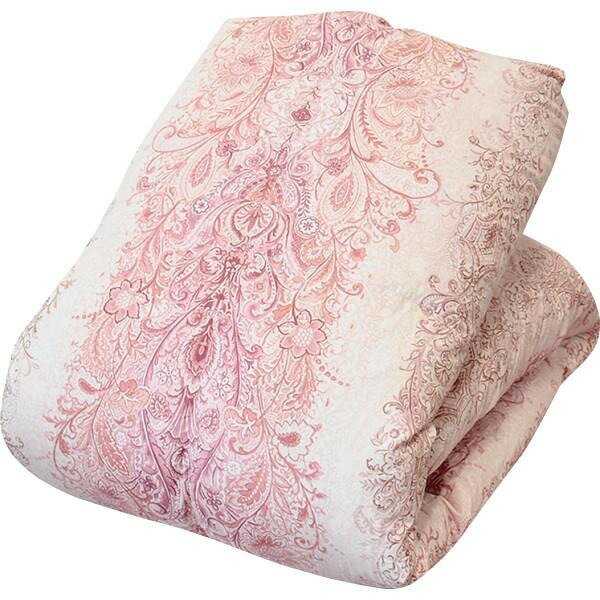 【ブラックフライデー限定クーポン配布中】グレーグースダウン90％羽毛ふとん ピンク