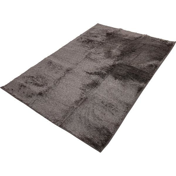 【お買い物マラソン限定クーポン配布中】 制菌加工シャギー調ラグ ブラウン