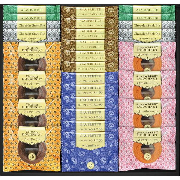 Senjudo ゴーフレット・焼ドーナツ スイーツセレクト ギフト 贈り物 お祝い お歳暮 お中元 プレゼント 御礼 お礼 御歳暮 御中元 贈答品 粗品 熨斗 ...