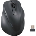 【お買い物マラソン限定クーポン配布中】 エレコム ワイヤレスマウス 静音 2.4GHz 5ボタン 抗菌 ブラック ELECOM Elecom 2.4GHz マウス ワイヤレス