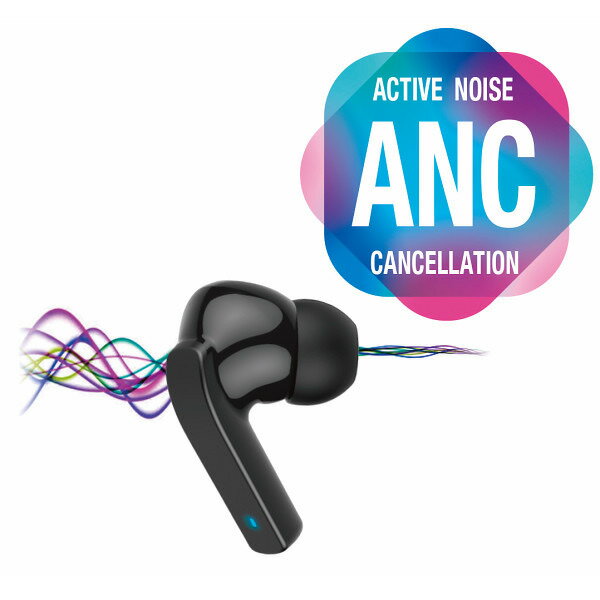 カシムラ　完全ワイヤレスステレオイヤホン　外音取込／ANC　BK Kashimura ギフト 贈り物 お祝い お歳暮 お中元 プレゼント 御礼 お礼 御歳暮 御中元 贈答品 粗品 熨斗 のし お返し 内祝い 快気