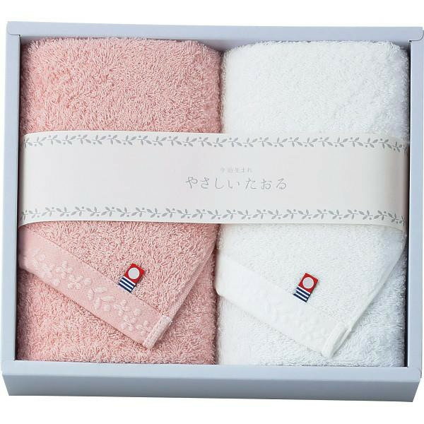 【お買い物マラソン限定クーポン配布中】 やさしいたおる　フェイスタオル2枚セット ピンクギフト 贈り物 お祝い お歳暮 お中元 プレゼント 御礼 お礼 御歳暮 御中元 贈答品 粗品 熨斗 のし お返し 内祝い 快気