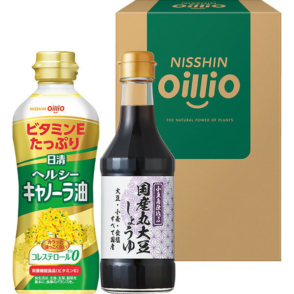 日清　ヘルシーオイル＆小豆島醤油ギフト 日清オイリオ ギフト お中元 御中元 プレゼント 贈り物