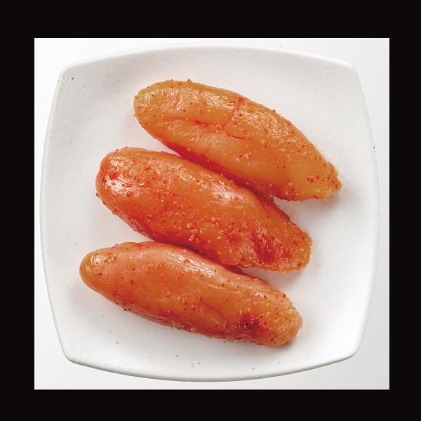 製品品番・258490464商品説明明太子のツケだれにアゴを焼いてとったダシ(あごだし)をブレンドし漬け込んだ旨味が詰まった少し切れた辛子明太子です。内容●辛子明太子100g×8(切子・スケトウダラの卵:ロシア又はアメリカ産) 【賞味期限:90日】 【アレルゲン:小麦】 【白箱入】