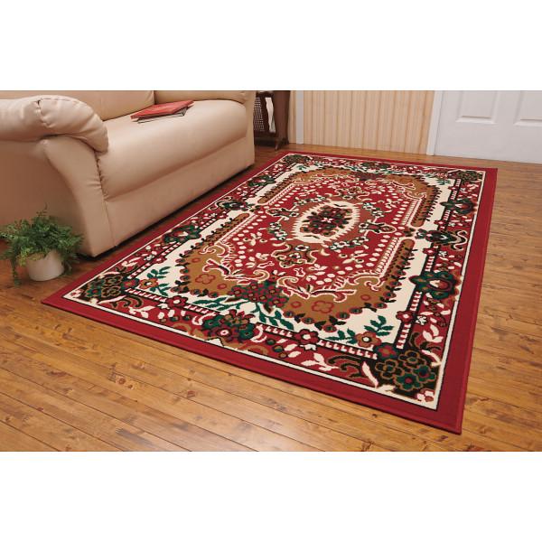 ウィルトン織カーペット レッド