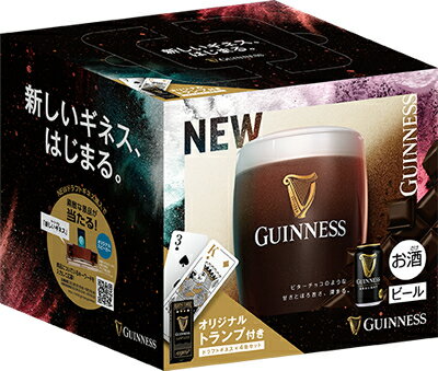 【キリン】ドラフトギネス　330ml缶×4本＋オリジナルトランプセット【限定発売】【敬老の日の贈り物に】のサムネイル