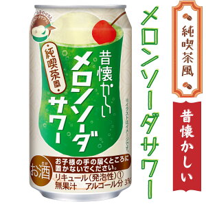 【合同】昔懐かしいメロンソーダサワー　350ml×24本