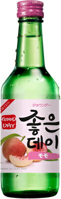 韓国のフルーツ焼酎。 甘い香りがいっぱいに広がる柔らかい飲み口。 商品名 ジョウンデー　ピンク　360ml メーカー ウリスル・ジャパン株式会社 種　類 リキュール 度　数 13度 内容量 360ml×20本 保存方法 冷暗所保存 ご注意 「お酒は20歳から！未成年者への酒類の販売は固くお断りしています！」